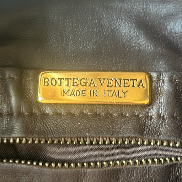 Bottega Veneta Chocolate Brown Intrecciato Leather Shoulder Bag Authentic - Picture 8 of 16